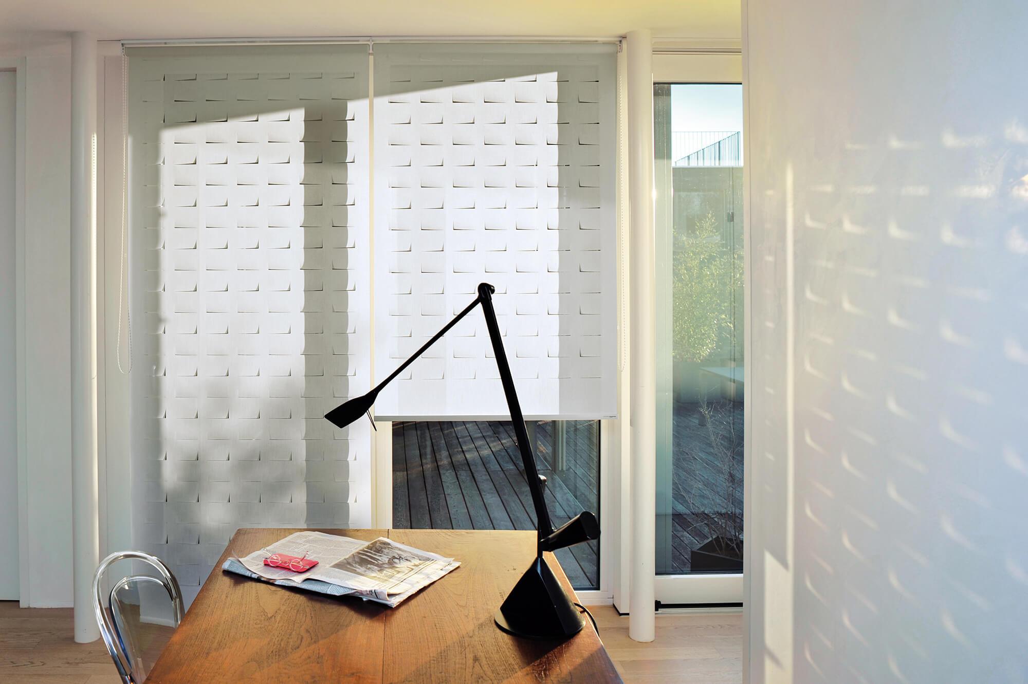 Sonnenschutz für minimalistische Fenster - nextroom Produkte